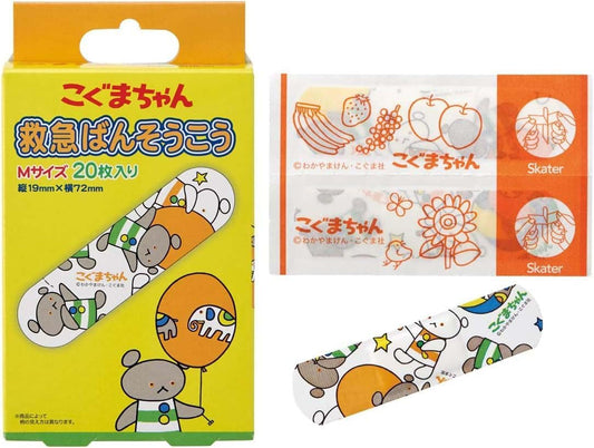 Amazon.co.jp only skater emergency bandage Koguma-chan M size 40 sheets (2 sets of 20 sheets) Bandage made in Japan QQB1-A