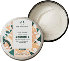 The Body Shop Official Body Butter, Almond Milk, 7.8 fl oz (200 ml)