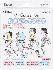 skater emergency bandage M size increase 100 sheets adhesive plaster I'm Doraemon Sanrio Made in Japan QQB100-A