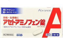 Class 2 Drugs 20 acetaminophen tablets Kunihiro