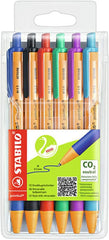 STABILO OILY BALLPOINT PEN POINT BALL 0.5mm 4 Colors 6030-4