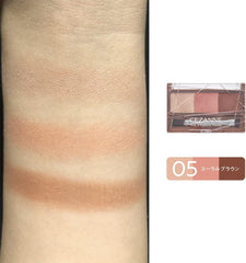 [Japanese Eyebrow] Cezanne Nose   Eyebrow Powder 05 Coral Brown Eyebrow Powder Nose Shadow One (1) with brush