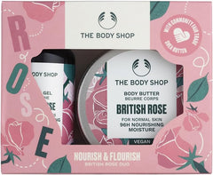 The Body Shop Official Mini Body Care Gift BR (Scent: British Rose) Genuine