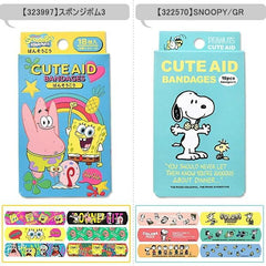 ADHESIVE PLASTER RIVER TAPE band aid band aid _yomi character Cute about 19x72mm 323997 Sponge Bomb 3