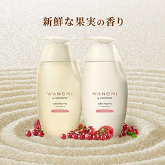 [Japanese Shampoo and Conditioner] Wa no Mi by Hair Recipe Urutsuya Shampoo/Treatment Pump 350mL+350g