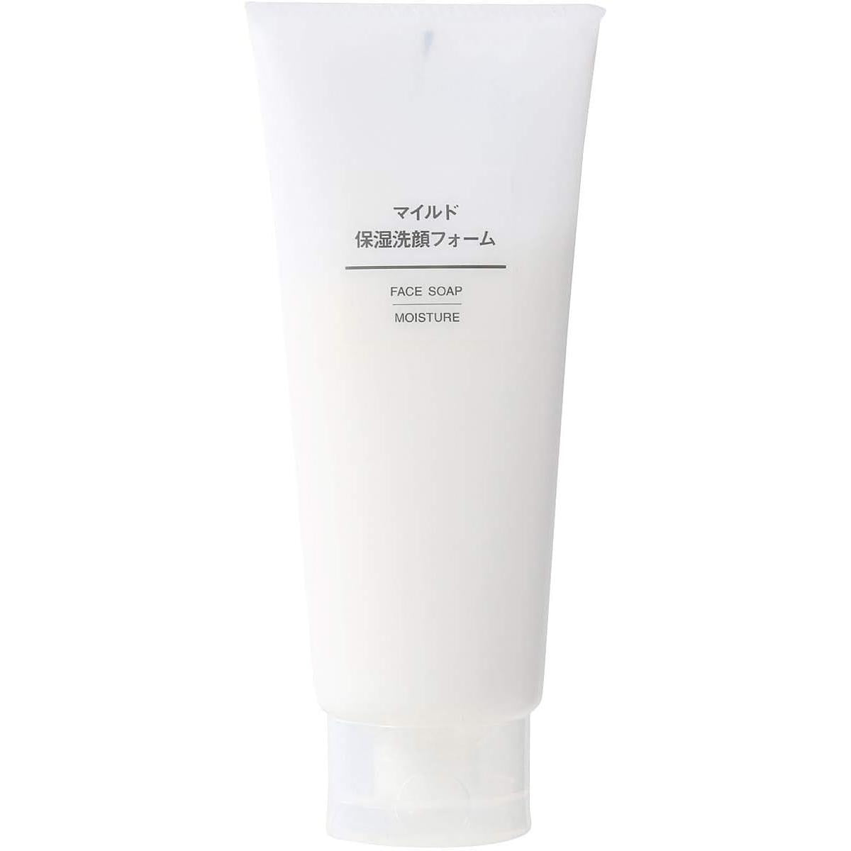 MUJI Mild Moisturizing Facial Cleansing Foam (Large Capacity) 7.1 oz (200 g) (x1)