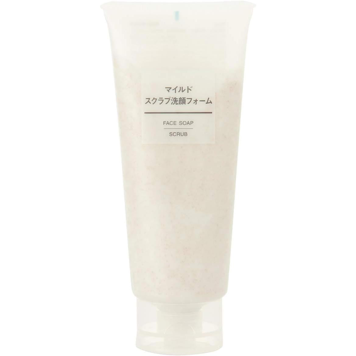 MUJI Ryo Product Mild Scrub Face Wash Foam 1 x High Capacity