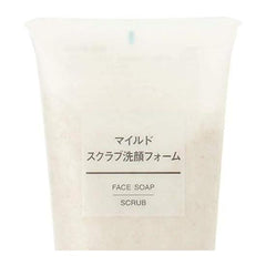 MUJI Ryo Product Mild Scrub Face Wash Foam 1 x High Capacity