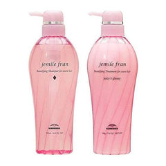 Set Milbon Milbon Gemile Franc Shampoo Diamond + Treatment, Juicy Glossy, 16.9 fl oz (500 ml) Bottle Set