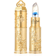 Flower Jelly Lipstick Set Temperature Change Moisturizer Long-term Nutritious Balm Magic Color Change Lip Gloss #01 Blue Wizard