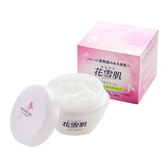 (Hanayukihada) Gel Cream (110g / Quasi-drug) All-in-one (Lotion/Beauty Serum/Emulsion/Cream/Makeup Base) Dry Moisturizing Cream (Collagen/Hyaluronic Acid) All Seasons