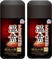 Amazon.co.jp only Drugs of quasi-drugs Warm Amber Hot Water a good tour of hot springs Bathing agent Shingonagomu Japanese tea scent (transparent) 2 x 600g (Earth Pharmaceutical)