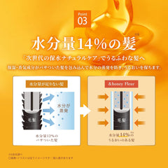 [Japanese Shampoo and Conditioner] Winnie the Pooh Limited Design 2023 And Honey Creamy EX Damage Repair Limited Pair Set Shampoo/Treatment/4step Travel Kit Damage Care