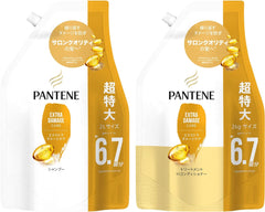 [Japanese Shampoo and Conditioner] Amazon.co.jp Exclusive Set Purchase Pantene Extra Damage Shampoo   Conditioner Large Capacity Set