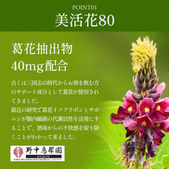 CHARACTERISTIC PACK FOR LIQUOR 18 grains for 6 doses Kudzu flower extract formulation gentle supplement liver extractor ornithine diosnigen (1)