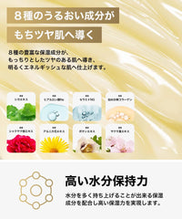 [Japanese Moisturizing] NILE All-in-one Gel Cream Men's Women's Lotion/Beauty Essence/Emulsion/Pack/Cream/Aftershave/Trouble Care 7 Roles (La France Scent)