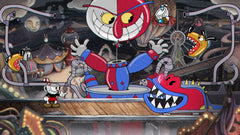 [Japanese Nintendo Switch] Cuphead -Switch 特典PrivilegeスタイルRetro style sticker set, DL code (The Delicious Last Course original soundtrack), gorgeous reversible jacket included