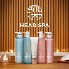 [Japanese Shampoo and Conditioner] Bulk Purchase Deep Experience Head Spa by h s Refresh x Saratsuya Shampoo/Treatment Pump Set 435g+435g