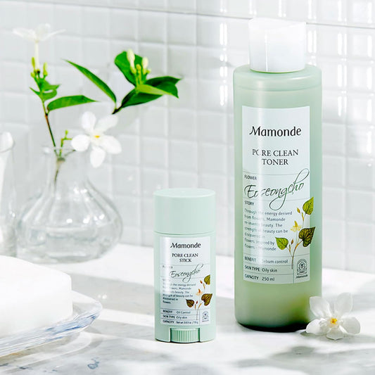 Mamonde Official Mamonde Pore Clean Toner 250ML Sebum Shiny Lotion Sebum Control Absorbs sebum and tightens pores Firmly absorbs pore dirt and sebum Korean cosmetics (PORE CLEAN TONER)