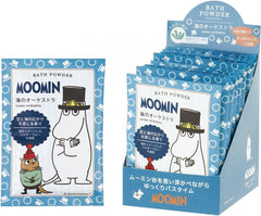 35g Moomin Bath Powder (Mokemono Jam) 12pcs (white turbidity type bath fee) Made in Japan Sweet and sour moss scent moomin)