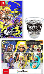 [Japanese Nintendo Switch] Splatoon 3-Switch + Splatoon 3 Cushion Octopus (blue) (Amazon.co.jp限定 onlyOriginal acrylic keychain included)