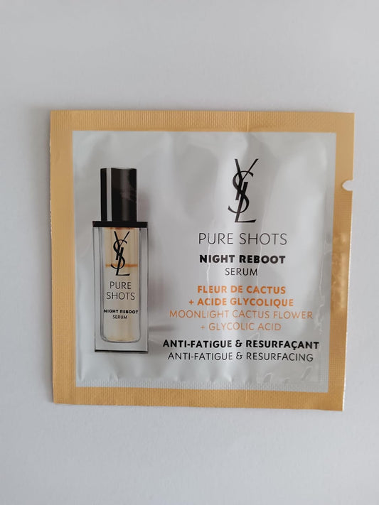 YVES SAINT LAURENT Yves Saint Laurent Pure Shot Night Serum, 0.3 fl oz (1 ml) (Mini Size/Pouch)