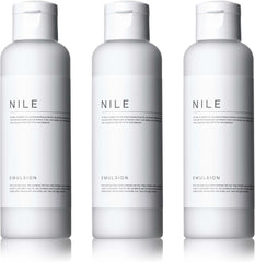 NILE Deep Emulsion Milky Lotion, Men's, Refreshing, Set of 3 (Lily Origin Scent)