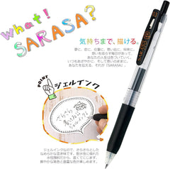 Zebra gel ballpoint pen Sarasa clip 0.3 black 5 pcs P-JJH15-BK5