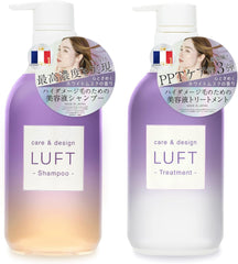 [Japanese Shampoo and Conditioner] LUFT Shampoo   Treatment (Moisturizing type) 500mL each (large capacity) Exclusive to beauty salons PPT Amino acid Non-silicone Dense foam (Set)