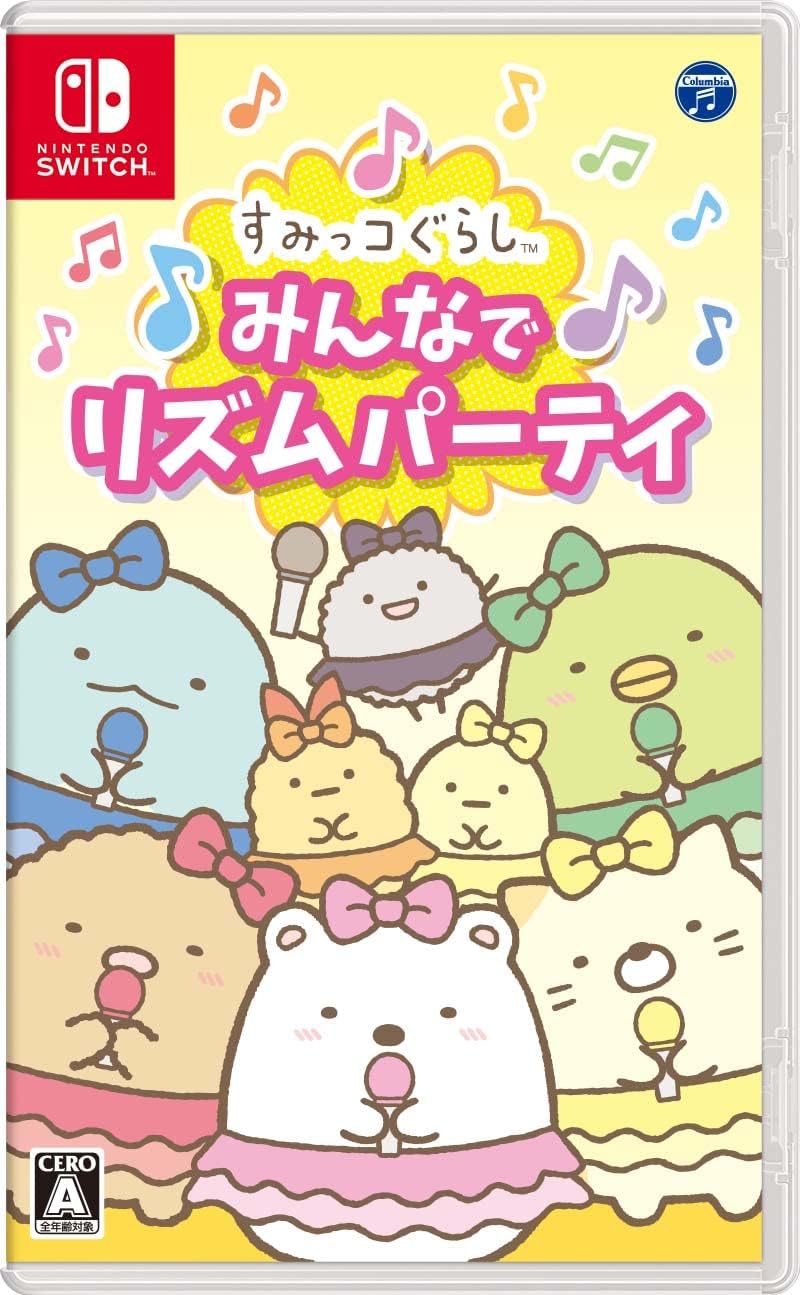 [Japanese Nintendo Switch] Sumikko Gurashi Everyone Rhythm Party -Switch (Amazon.co.jp Exclusive Nintendo Switch Logo Design Microfiber Cloth Included)