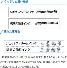 Mitsubishi Pencil Oil Ballpoint Pen Jetstream ten and a half be easy to write blue SXN15005.33