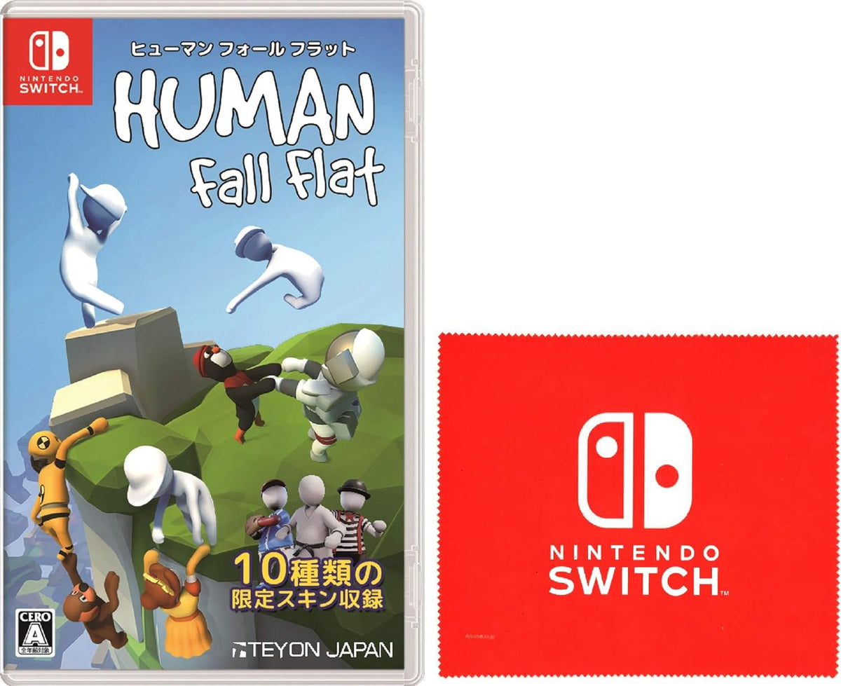 [Japanese Nintendo Switch] Human Fall Flat -Switch (Amazon.co.jp exclusive Nintendo Switch logo design microfiber cloth included)