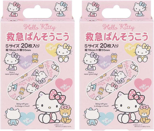 Amazon.co.jp only skater emergency bandage Size S 40 sheets (2 sets of 20 sheets) Bandage Hello Kitty Pastel Colorful Sanrio cut van QQB2-A