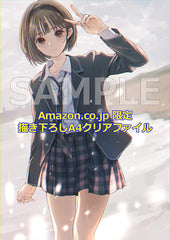 [Japanese Nintendo Switch] Switch BLUE REFLECTION TIE/Emperor Amazon.co.jp limited A4 clear file