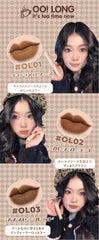 Japan Official LEEMEMBER OO!LONG Matte Tea Lip Matte Lip Souffle Lip Mud Lip Chinese Cosmetics (#OL01 Caramel Sauce)