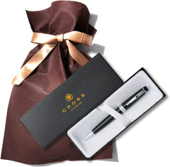 Luxury ballpoint pen Gift cloth with special wrapping bag Bailey's Gift Boxes Included Retractable ballpoint pen (black)