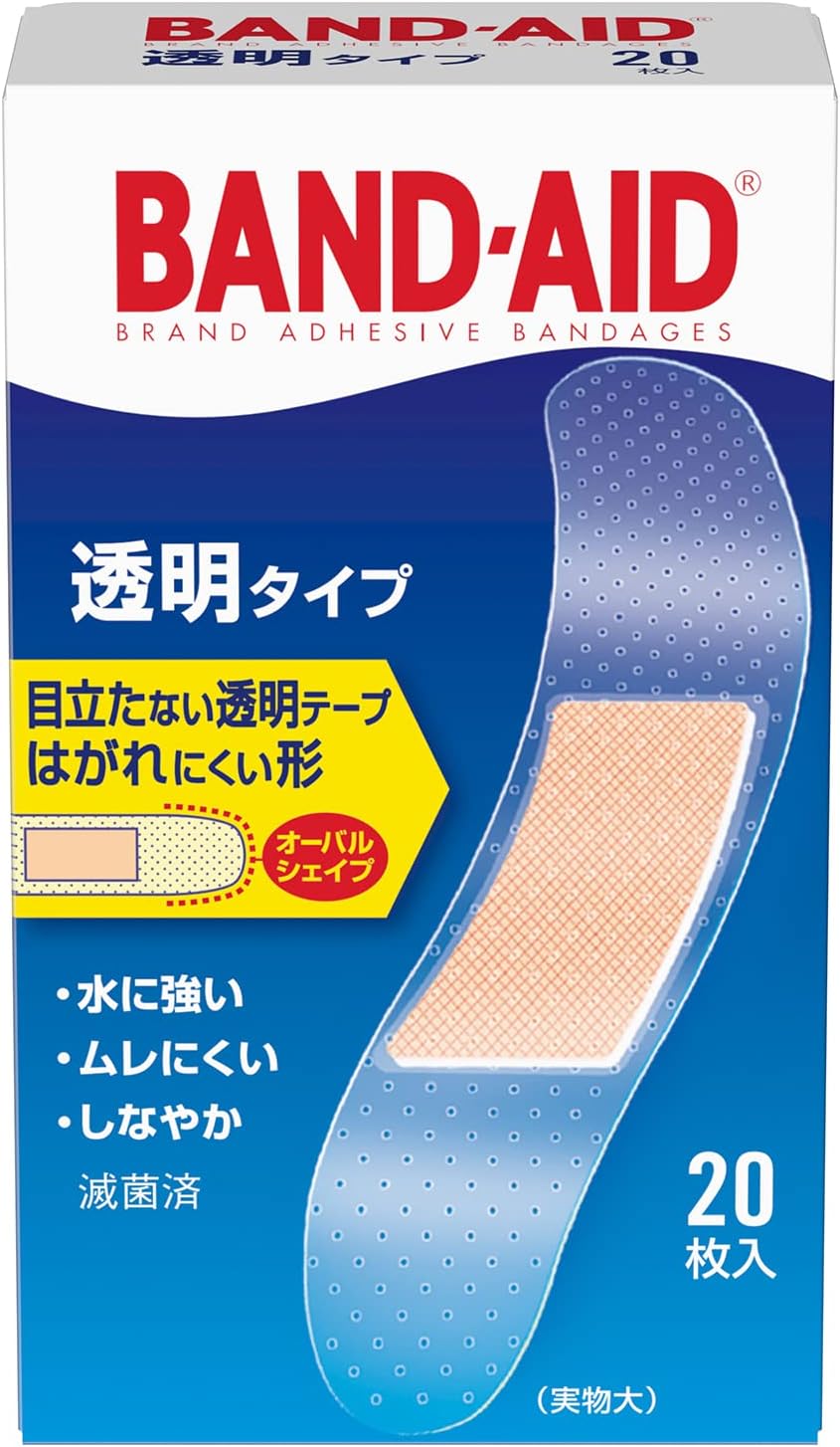 BAND-AID (BAND-AID) Emergency bandage transparent type 20 sheets