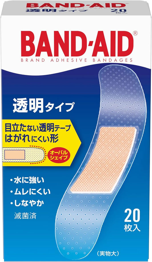 BAND-AID (BAND-AID) Emergency bandage transparent type 20 sheets