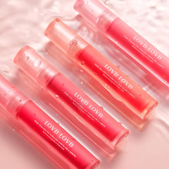 LOVB Water Drop Stain Tint Korean Cosmetic Tint Hyaluronic Acid High Moisturizing Moisturizing Lip Long Lasting Brevet Summer 3.8g (x1) (05 Rose Dew)