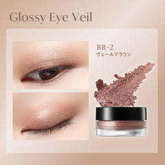 Visee Glossy Eye Vert BE-1 Vert Beige 5g