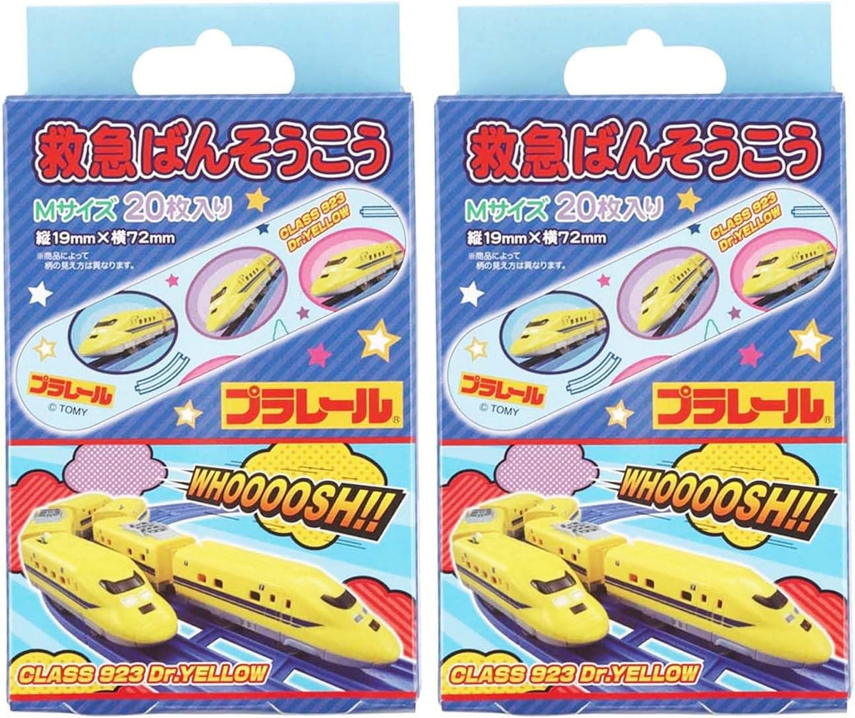 Amazon.co.jp only skater emergency bandage Plarail M size 40 sheets (2 sets of 20 sheets) Bandage made in Japan QQB1-A