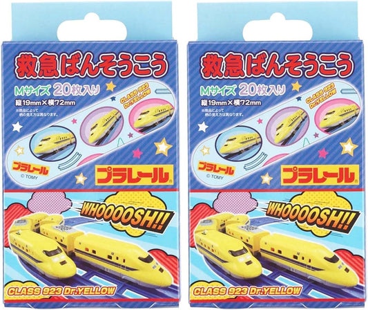 Amazon.co.jp only skater emergency bandage Plarail M size 40 sheets (2 sets of 20 sheets) Bandage made in Japan QQB1-A