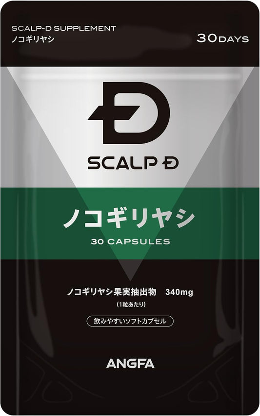 ANGFA Scalp D Supplement, Saw, 30 Tablets (Approx. 30 Day Supply)