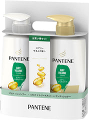 [Japanese Shampoo and Conditioner] Buy a set Pantene Extra Damage Care For damage such as breakage and split ends Shampoo pump 400ml + Treatment pump 400g