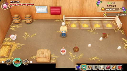 [Japanese Nintendo Switch] Harvest Moon: Mineral Town Reunion -Switch Amazon.co.jp exclusive "Chicken costume" download number *Unavailable/unusable due to expiration date