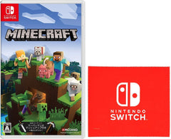 [Japanese Nintendo Switch] Minecraft - Switch +Minecraft Creeper Plush (Basic) (Amazon.co.jp Exclusive Nintendo Switch Logo Design Microfiber Cloth Included)