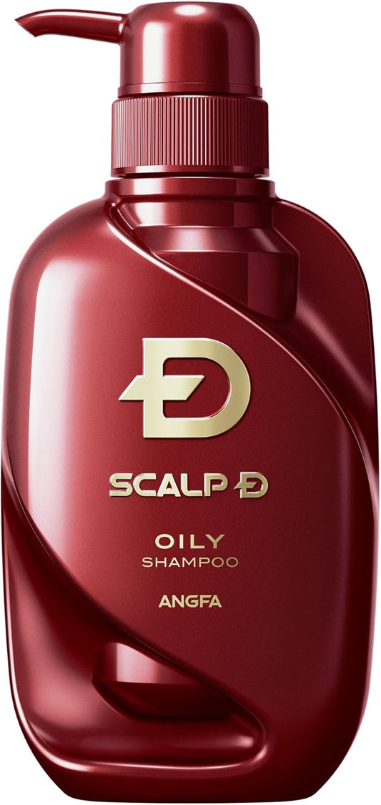 ANFA Scalp D Shampoo, Oily 11.8 fl oz (350 ml), Men's, Medicinal Scalp Shampoo, For Oily Skin, Soy Milk Fermentation Liquid Pump