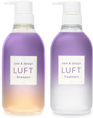 [Japanese Shampoo and Conditioner] LUFT Shampoo   Treatment (Moisturizing type) 500mL each (large capacity) Exclusive to beauty salons PPT Amino acid Non-silicone Dense foam (Set)