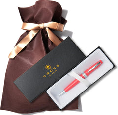 Luxury ballpoint pen Gift cloth with special wrapping bag Bailey's Gift Boxes Included Retractable ballpoint pen (black)