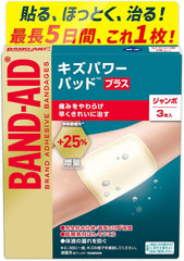 Band-Aid Scratch Power Pad Plus Jumbo 3 Pieces